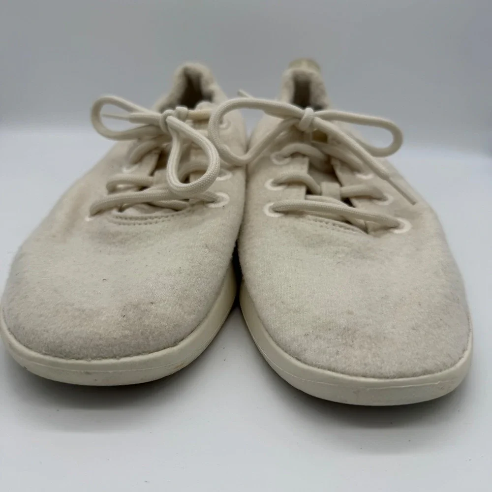 Allbirds Wool Runners Cream White Athletic Mens Size 9 Low Top Sneakers